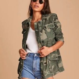 Free People Camo Jacket